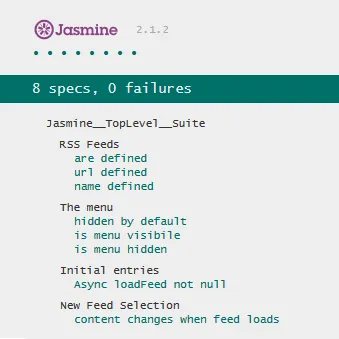 Jasmine Testing